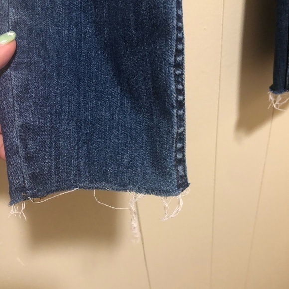 Free People button fly knee hole Jeans 28 - Picture 7 of 11